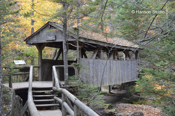 Lost River Gorge, NH - Allen Hollis Bridge - Fall
